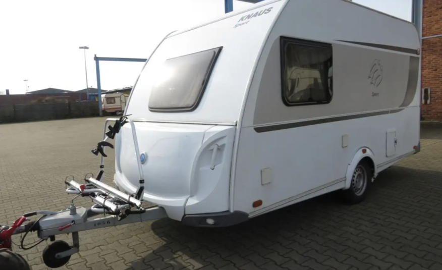Caravane Knaus Sport 400 avec Mover, porte-vélos