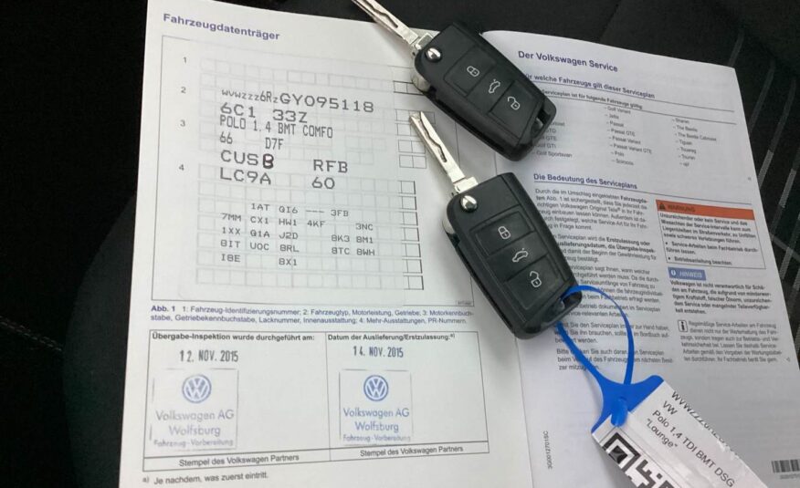 Volkswagen Polo 1,4 TDI BMT DSG “Lounge”