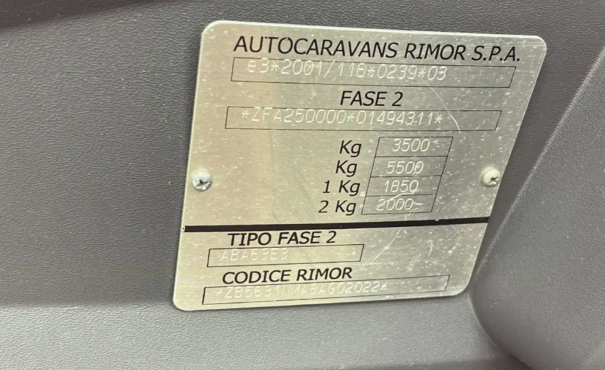 Camping-car FIAT Rimor