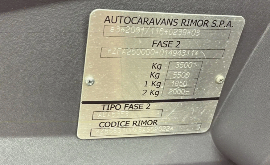 Camping-car FIAT Rimor